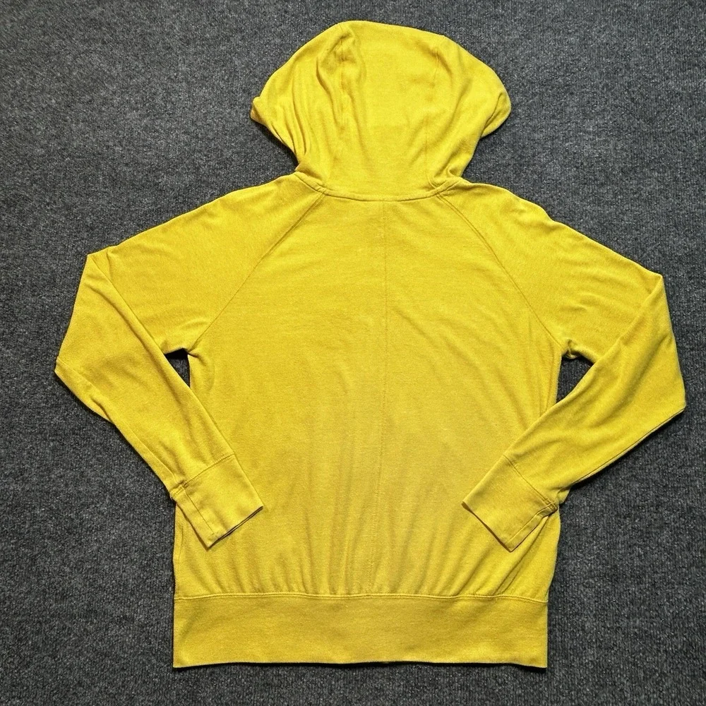 Nike Womens Gym Vintage Full-Zip Hoodie Varsity Maize Yellow Size Medium M